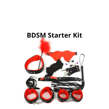 BDSM STARTER KIT BLACK+RED