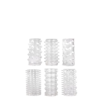 POWER PENIS SLEEVE SET CLEAR