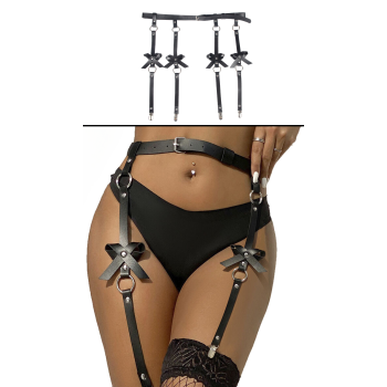 SUBBLIME - LEATHER GARTER BELT