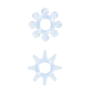 POWER STRETCHY RINGS BLUE 2PCS