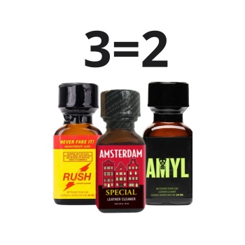 AMYL, RUSH, AMSTERDAM SPECIAL 3=2