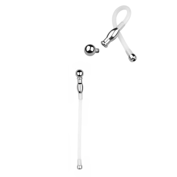 PENIS PLUG WITH REMOVABLE CAP 175 mm