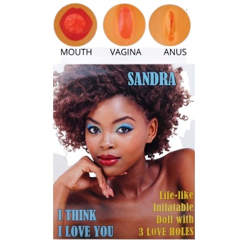 SANDRA LIFE-LIKE INFLATABLE DOLL WITH 3 LOVE HOLES
