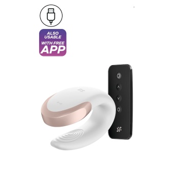 SATISFYER DOUBLE LOVE LUXURY PARTNER VIBRATOR