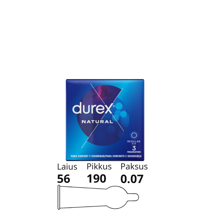 DUREX CLASSIC NATURAL 3pcs