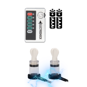 E-STIM BI-POLAR NIPPLE SUCKERS