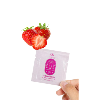 STRAWBERRY WARMING & TINGLING CLITORAL BALM CLIT PWR 2ml