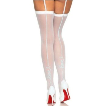 TRUE LOVE BACKSEAM STOCKINGS O/S