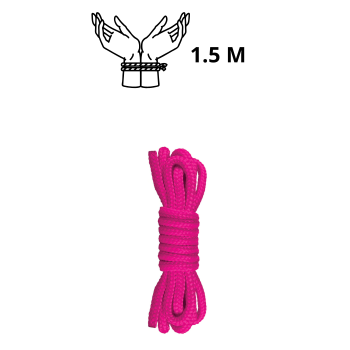 JAPANESE MINI ROPE 1,5m PINK
