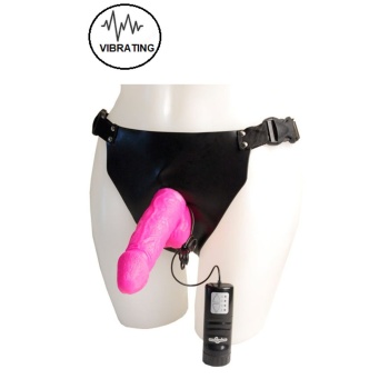 POWERGIRL VIBR. STRAP-ON PINK