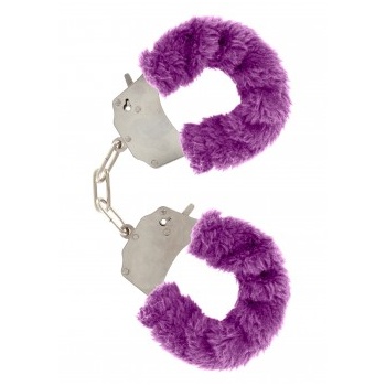 FURRY FUN CUFFS PURPLE PLUSH