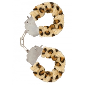 FURRY FUN CUFFS LEOPARD PLUSH
