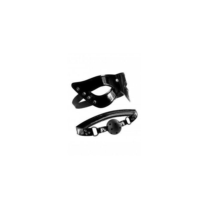 FFLE MASQUERADE MASK & BALL GAG