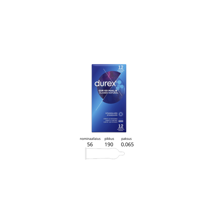 DUREX CLASSIC NATURAL 12 PCS