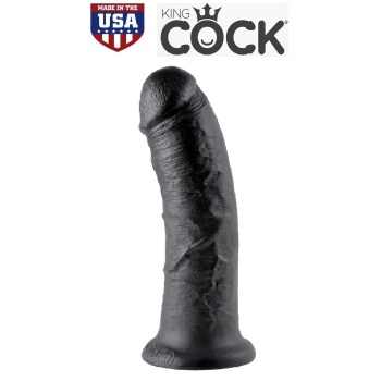 KING COCK 8 INCH BLACK