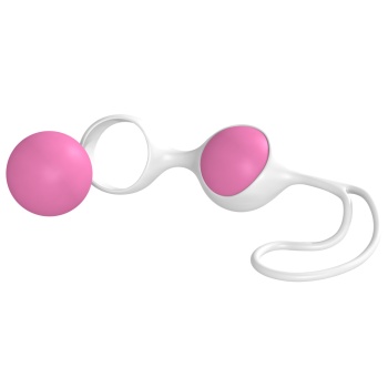 DISCRETION LOVE BALLS PINK WHITE MINX