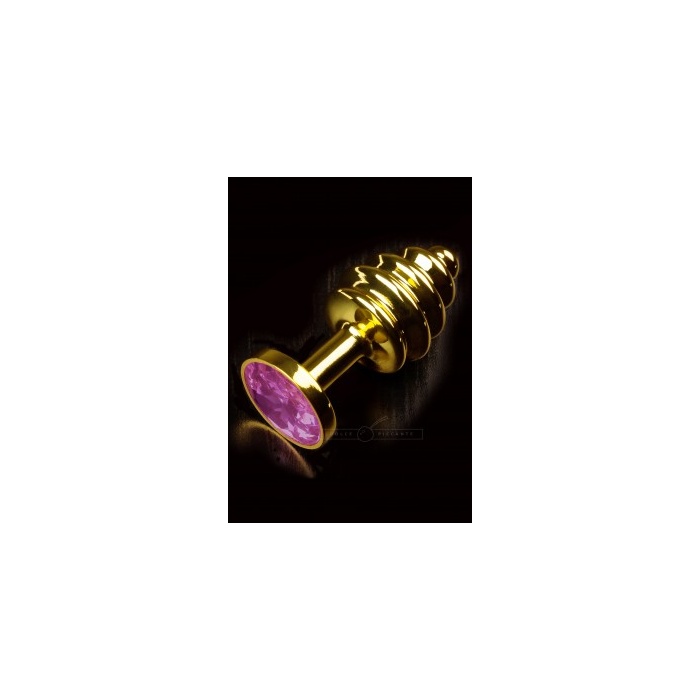JEWELLERY RIBBED GOLD PURPLE
