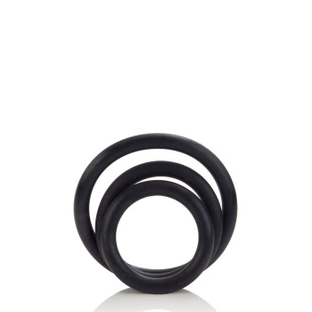 RUBBER RING BLACK SET 3 PCS