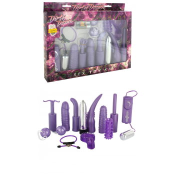 DIRTY DOZEN SEX TOY KIT PURPLE