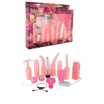 DIRTY DOZEN SEX TOY KIT PINK