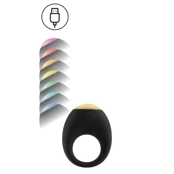 ECLIPSE VIBRATING COCK RING BLACK