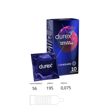 DUREX ORGASM INTENSE 10PC