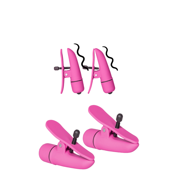 VIBRATING NIPPLETTES PINK