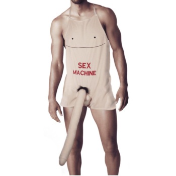 APRON WITH PLUSH PENIS SEXMACHINE