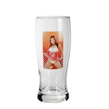 STRIPPER GIRL BEER GLASS
