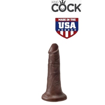 KING COCK 5 INCH BROWN