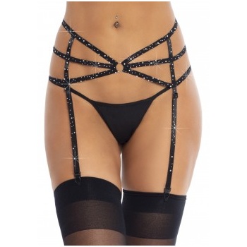 RHINESTONE GARTERBELT STRAPPY
