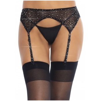 RHINESTONE GARTERBELT ONE SIZE