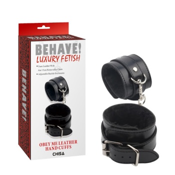 BEHAVE HAND CUFFS BLACK