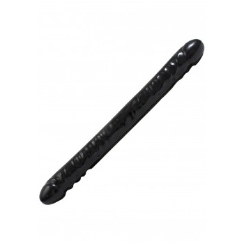 DOUBLE HEADER 18 INCH VEINED BLACK