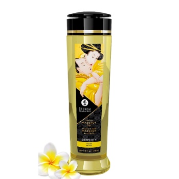 SHUNGA EROTIC MASSAGE OIL MONOI SERENITY 240ML