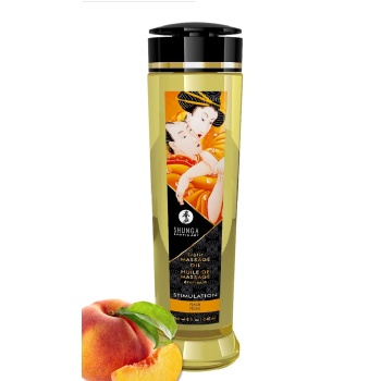 SHUNGA EROTIC MASSAGE OIL PEACH 240ML