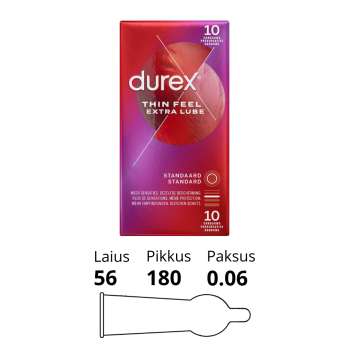 DUREX THIN FEEL LUBE 10TK