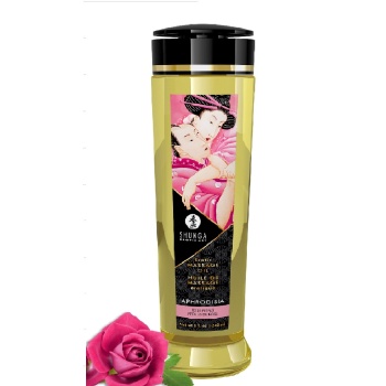 SHUNGA EROTIC MASSAGE OIL ROSE APHRODISIA 240ML