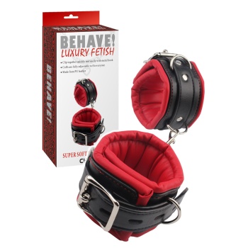 BEHAVE SUPER SOFT HAND CUFFS