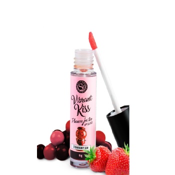 LIP GLOSS VIBRANT KISS STRAWBERRY 6g