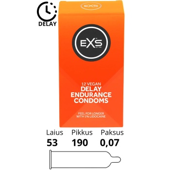 EXS DELAY CONDOMS 12 TK.