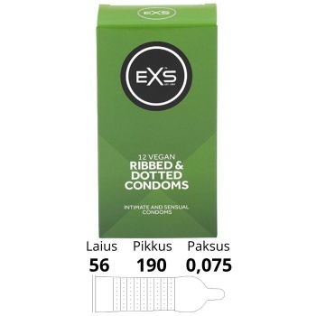 EXS RIBBED, DOTTED 12 TK.