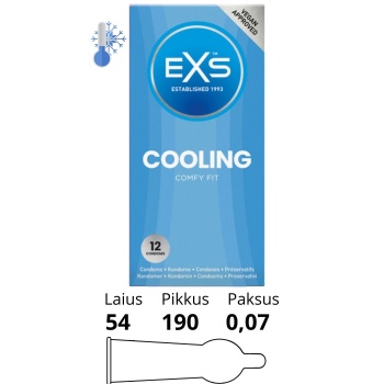 EXS COOLING CONDOMS 12 PACK