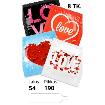 PASANTE LOVE CONDOMS 8 TK.