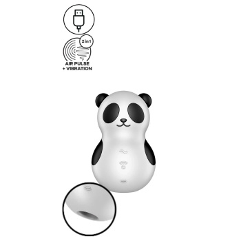 SATISFYER POCKET PANDA AIR PULSE AND VIBRATION