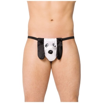 THONG PLAYFUL PUP WHITE