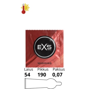 EXS WARMING CONDOMS 1 tk.