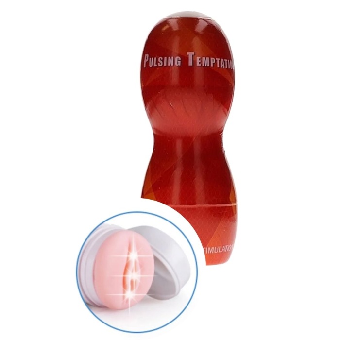 PULSING TEMPTATION RED MASTURBO CUP PULSING TEMPTATION RED MASTURBO CUP