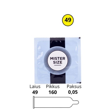 MISTER SIZE 49MM 1TK.