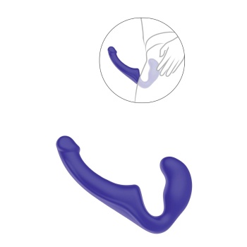 STRAPLESS STRAP-ON SILICONE 23 CM